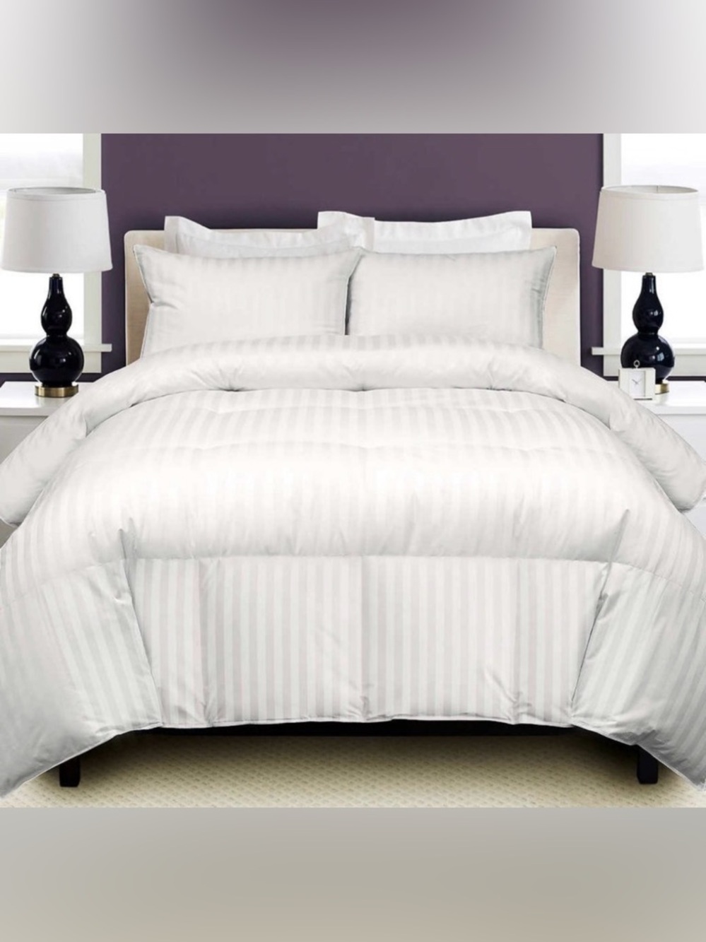 Hotel Grand White Down Comforter 650 - queen size
